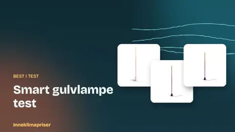 Smart gulvlampe test