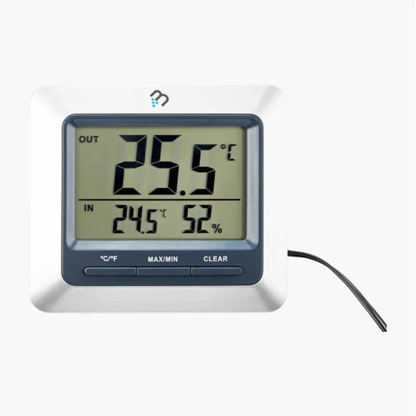 Biltema termometer og hygrometer for inne og ute