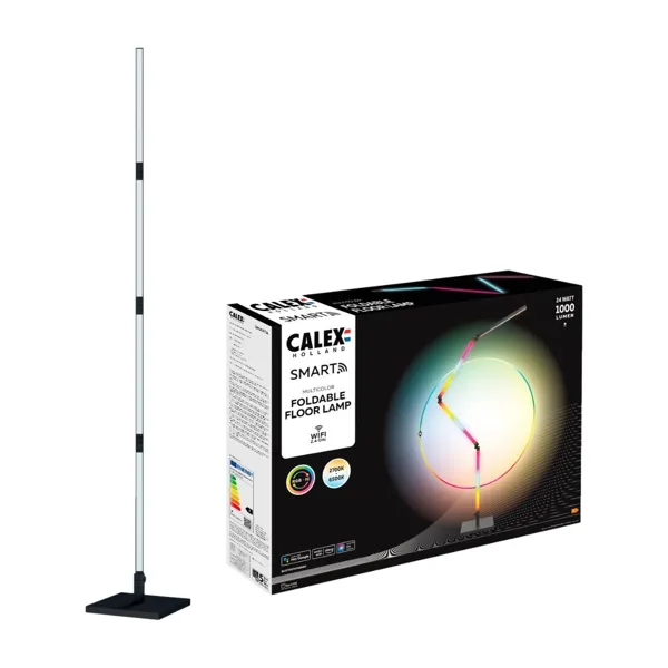 Calex Smart sammenleggbar gulvlampe RGBW