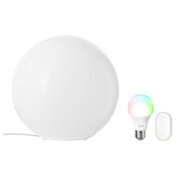 IKEA FADO KAJPLATS bordlampe med smartpære
