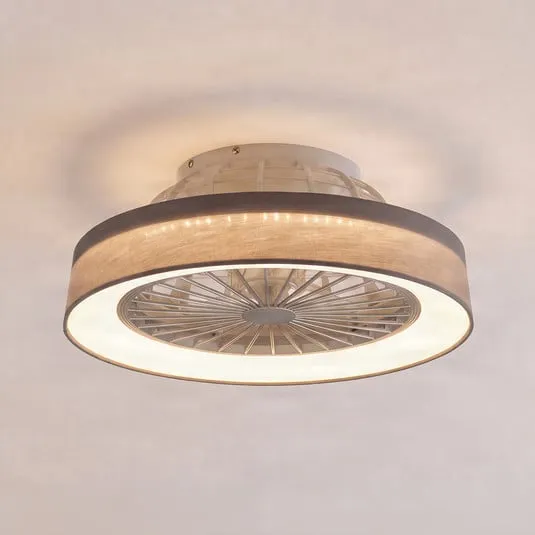 Lindby Mace LED-takvifte grå 48 cm