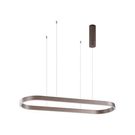 Lucande Melinay LED-pendel i coffee-farge