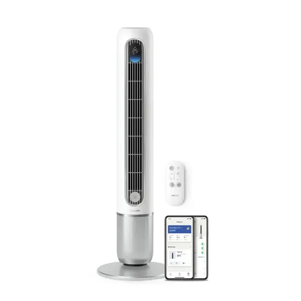 Philips CX7550/00 hvit tårnvifte, produktbilde
