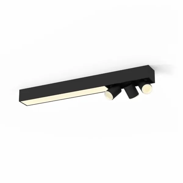 Philips Hue Centris tre spotter i tak, sort