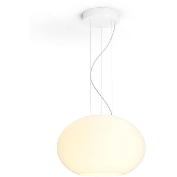 Philips Hue Flourish pendel i riflet opalglass