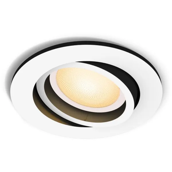 Philips Hue Milliskin Recessed Round innfelt spot i hvit