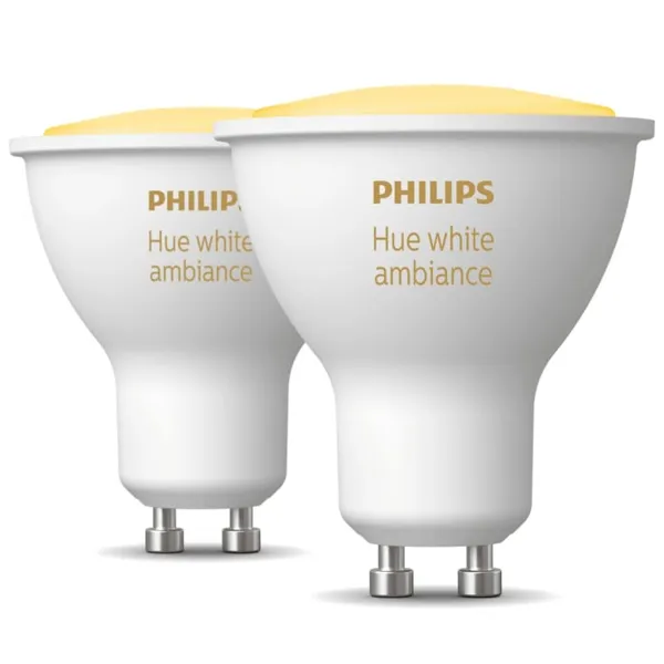 Philips Hue White Ambiance GU10 to pærer