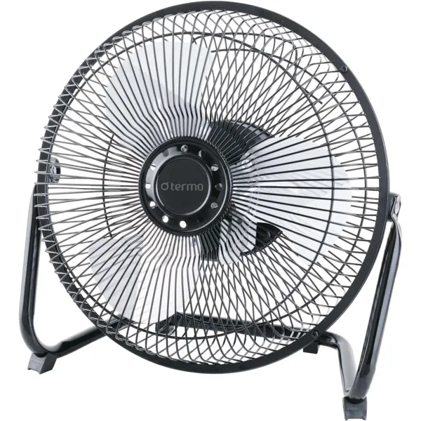 Termo 511000 bord- og gulvvifte i sort metall